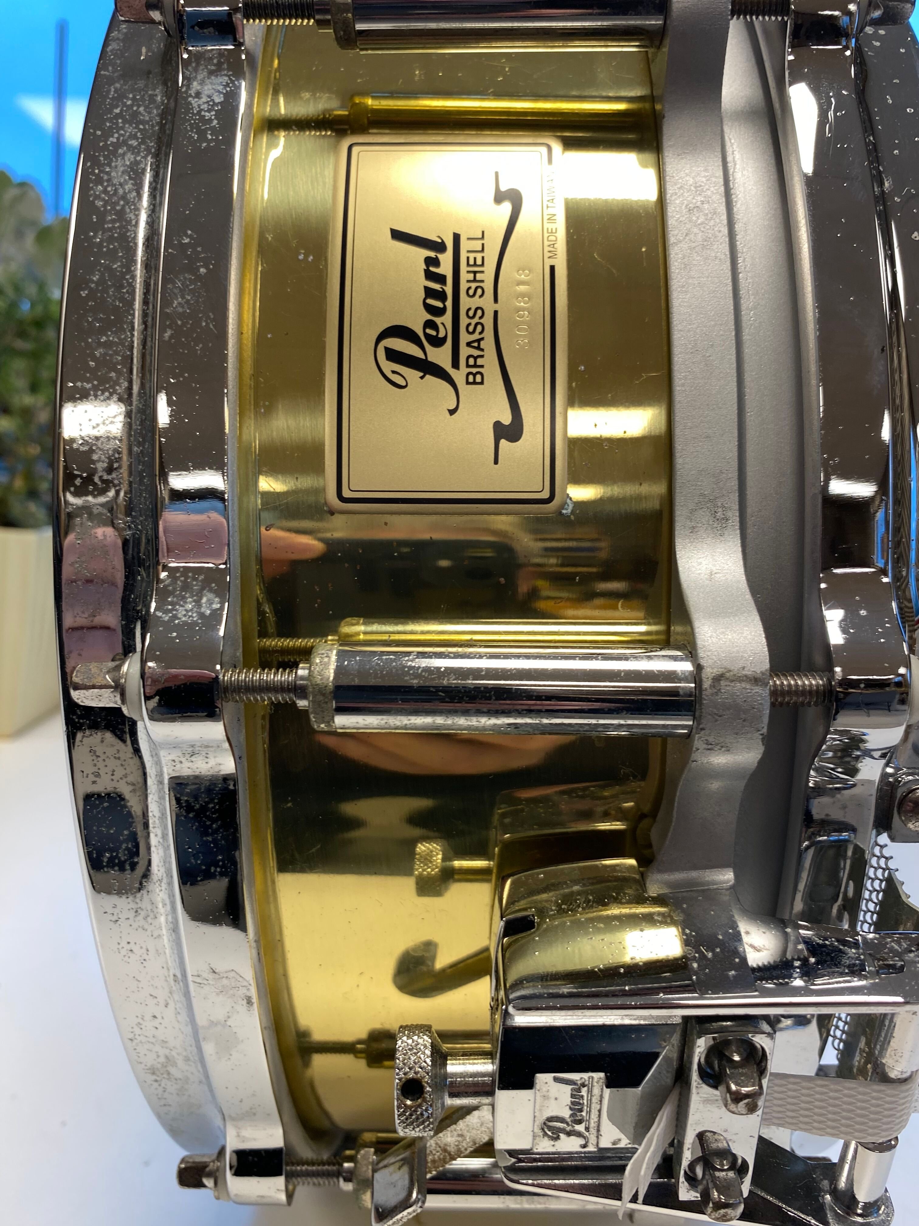 Pearl free floating brass snare hot sale